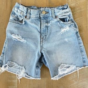 Zara girls denim shorts